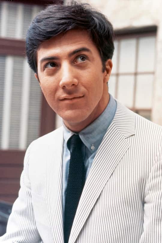 Dustin Hoffman am Filmset von The Graduate, von Drehbuchautor Mike Nichols. (Photo by Sunset Boulevard/Corbis via Getty Images)