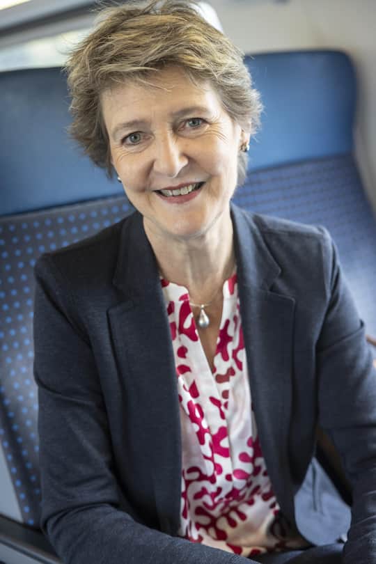 Das GA der 1. Klasse behält Simonetta Sommaruga als alt Bundesrätin. «Ich fahre aber immer mal wieder gern 2. Klasse.»