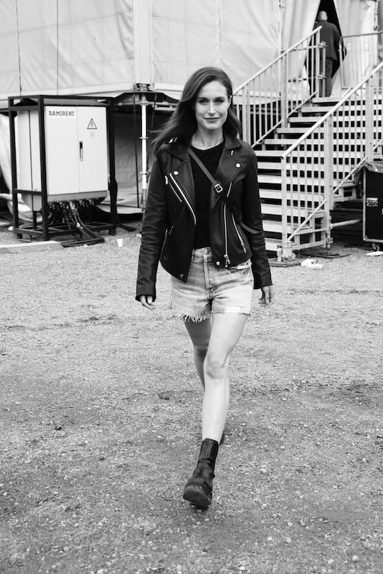 Die finnische Regierungschefin Sanna Marin auf dem Ruisrock-Festival
