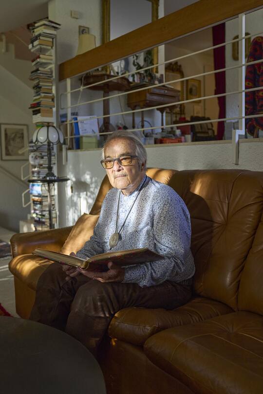 44 Jahre lebte das Paar hier zusammen: Zihlmann in seinem Haus in Riehen. «Ohne Béatrice fühle ich mich einsam zu Hause.»