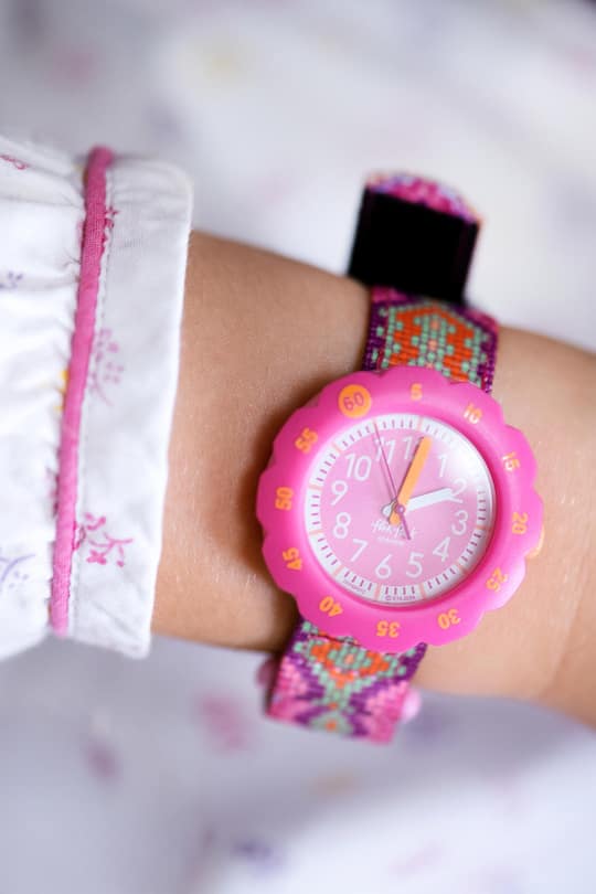 <p>Die Flik-Flak-Uhr gabs von der Zahnfee als Geschenk.</p>