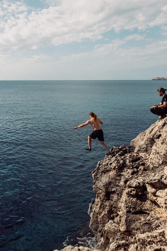 <p>Ausgleich: Neben dem Kampfsport liebt Caspari das Klettern. «Sport bringt meinen Kopf runter – meistens.»</p>