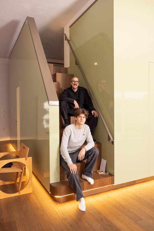 <p>Top-Team und stolz aufeinander: Jet-Set-CEO Adrian Margelist mit seinem Sohn Ruben.</p>