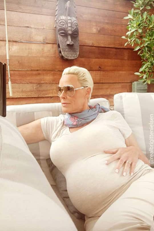 Brigitte Nielsen schwanger Instagram