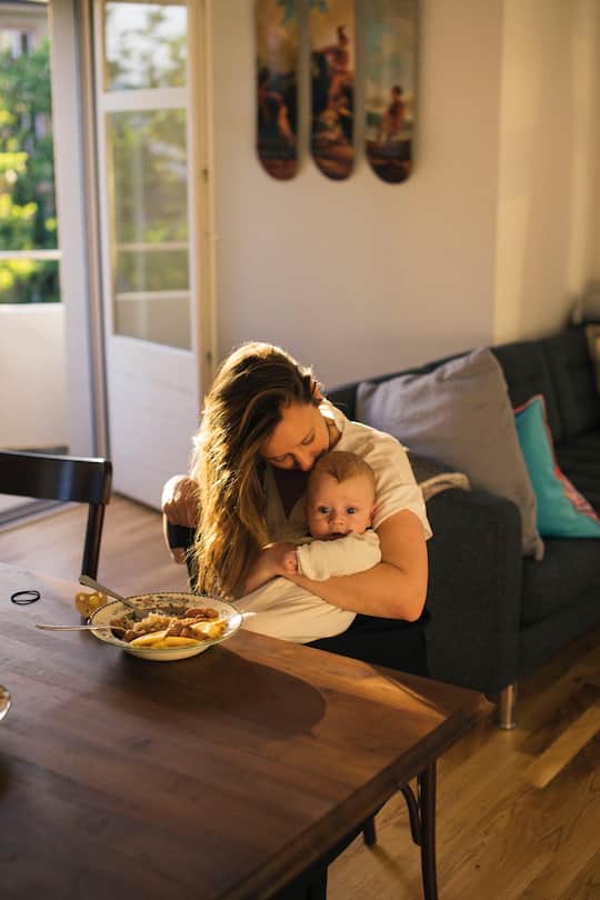 Anna Känzig mit Sohn Lyle