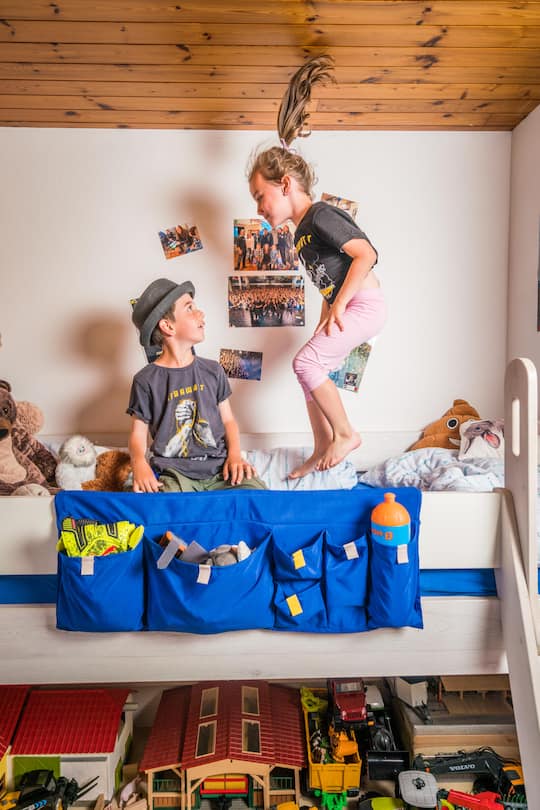 Megawatt Frontman, Thomas Graf, zu besuch bei Rino und seiner Familie