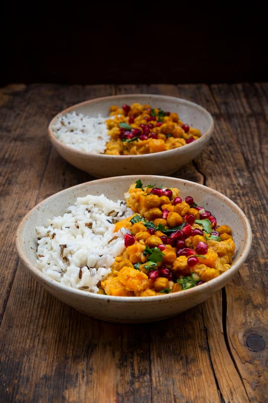 Veganes indisches Essen