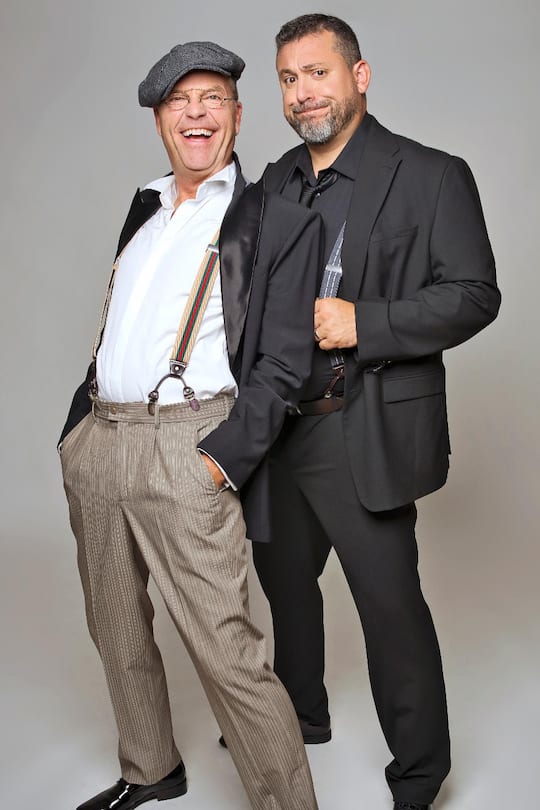 Peter Pfändler und Carlos Amtutz kommen zum Circus Knie.