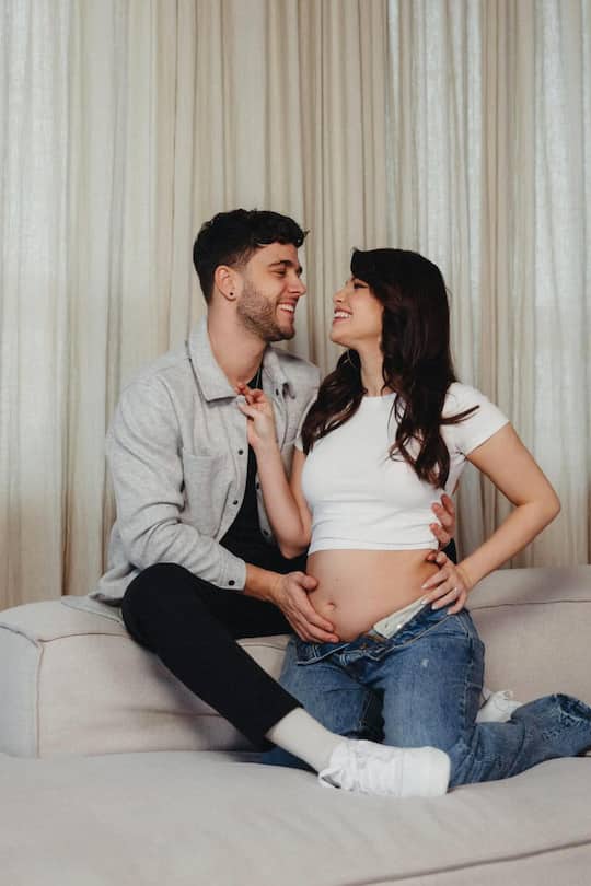 Im Juni wurden Luca und Christina Hänni Eltern einer Tochter.