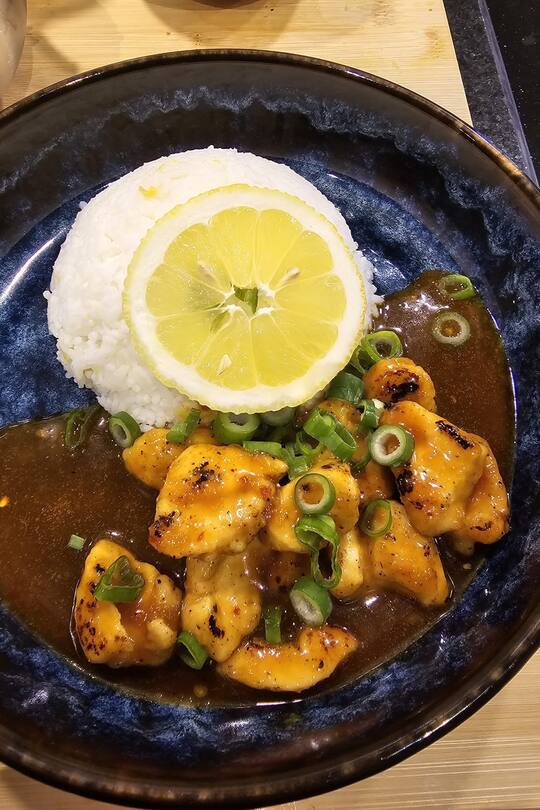 Orange Chicken mit Reis von Laura Rindlisbacher