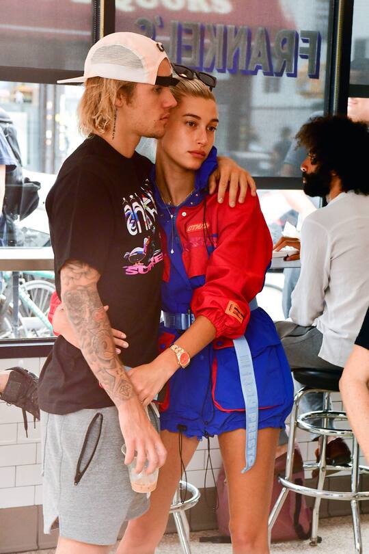 Justin Bieber Hailey Baldwin Kater-Look