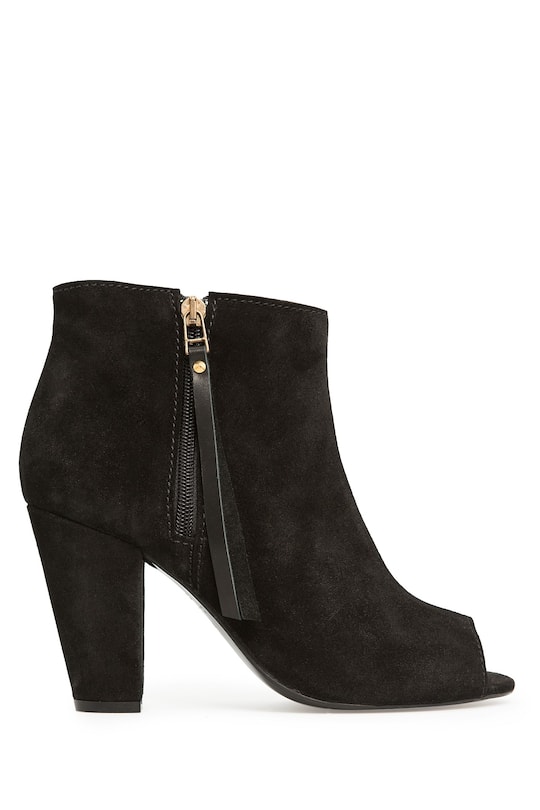 Schwarze Ankle Boots