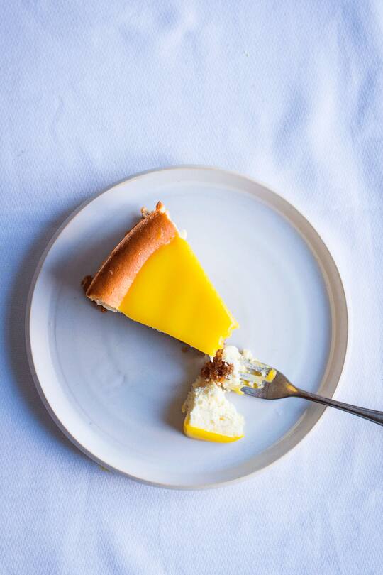 Cheescake mit Lemon Curd
