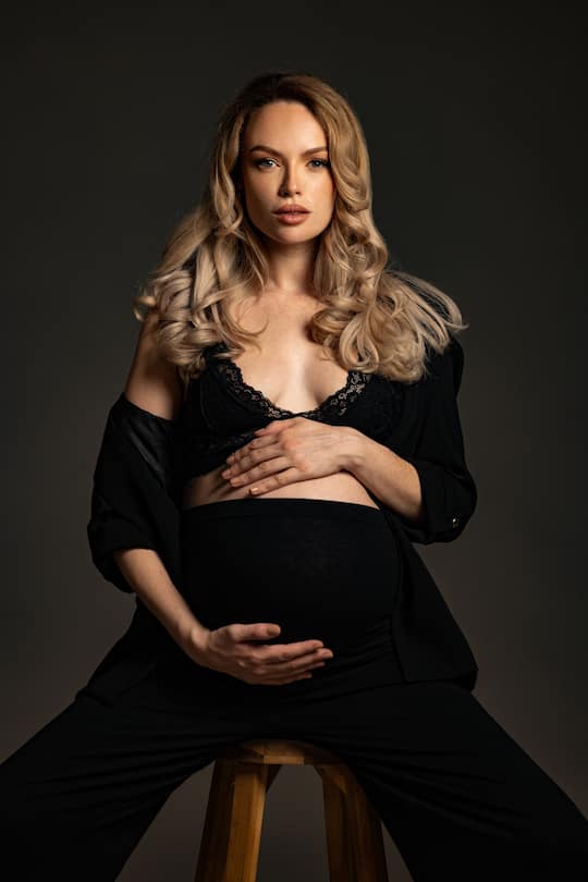 Zaklina Baebler ist hochschwanger