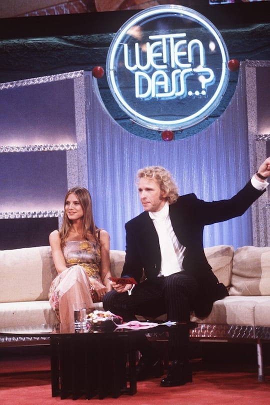 Damals noch ein Herz und eine Seele: Thomas Gottschak und Heidi Klum im Jahr 1999.