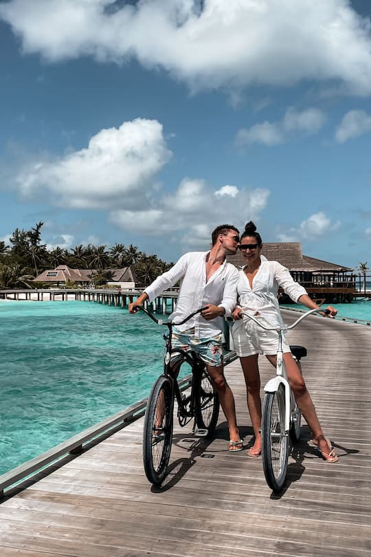 Frieda und Fabio geniessen die Zweisamkeit