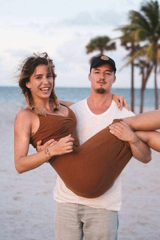 Anja Zeidler mit Freund Angel Egli