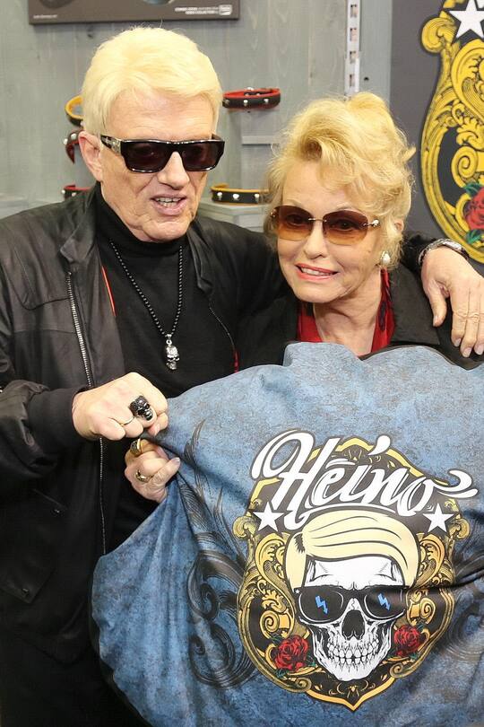 Heino mit Hannelore auf der Interzoo 2014