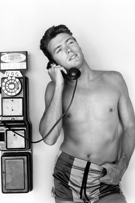 Clint Eastwood in jungen Jahren