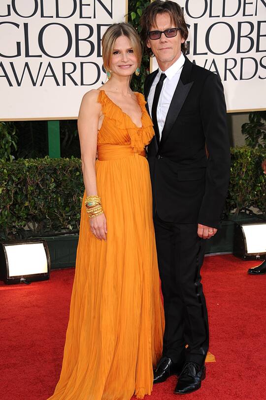 Golden Globes 2011 Roter Teppich Kevin Bacon KYra Sedgwick