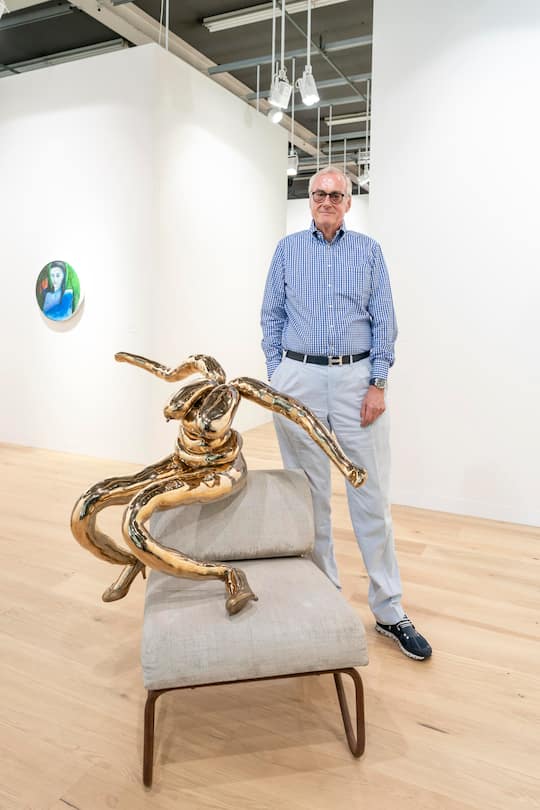 Verleger Michael Ringier kaufte sich die Skulptur «Goddess» der jungen Britin Sarah Lucas.