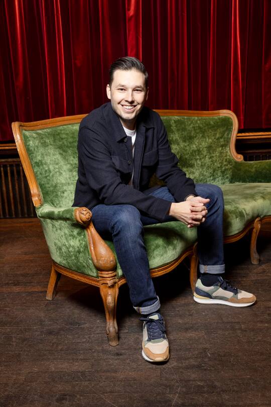 Joel Grolimund Joel Grolimund, SRF Moderator. ©Roger Hofestetter