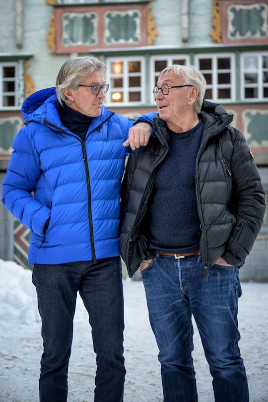 Bernhard Rusii und Roland Colombin, 2021, Ski Alpin, Olympische Winterspiele Sapporo 1972, SI 04/2022