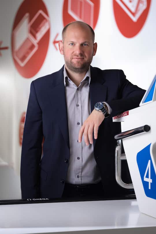 Alain Zobrist / Omega Zeitmessung