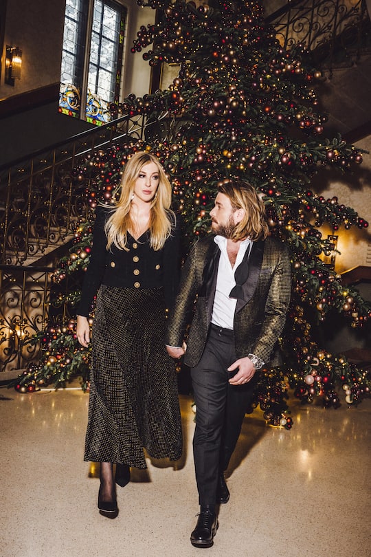 Baschi mit Alana im The Dolder Grand 2022 Haar & Makeup: Snesha Bloom Location: The Dolder Grand