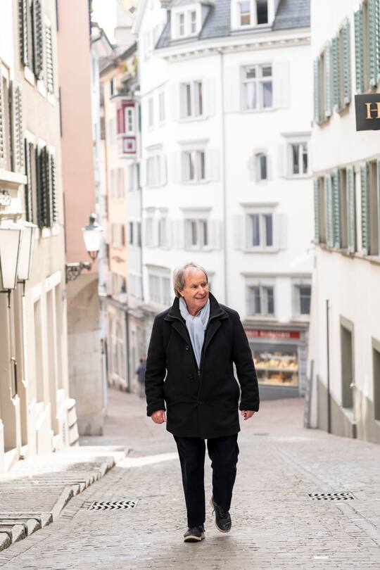 Chris de Burgh, in Zürich, an der Pfalzgasse