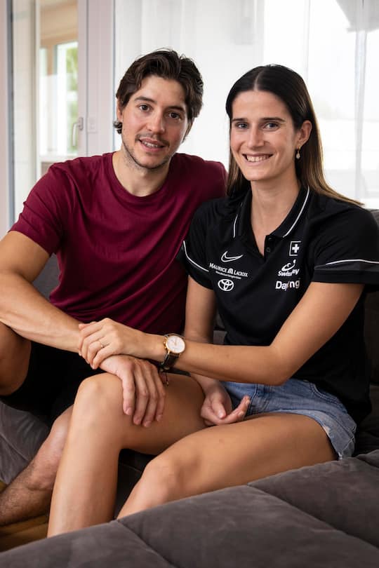 Joana Heidrich; Beachvolleyballerin+ Stephan Mäder, Eishockeyprofi
