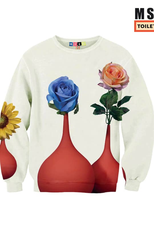 Capsule-Collection MSGM von Maurizio Cattelan, Motive aus Magazin Toiletpaper