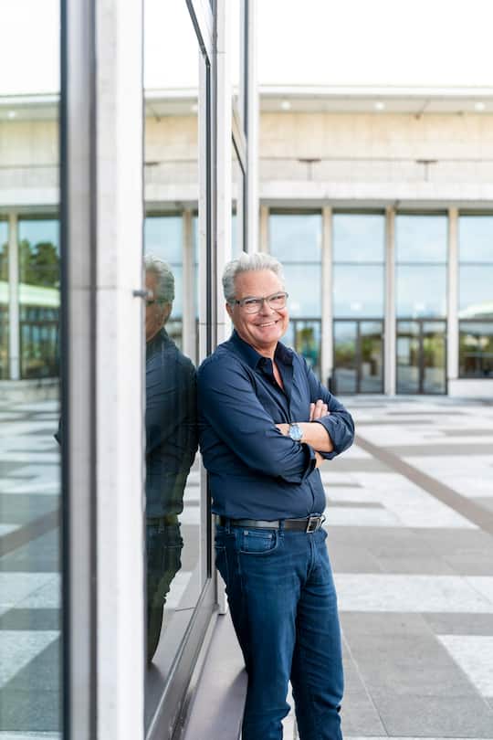 Thomas Duerr , Konzertveranstalter, Terrasse von Kongresshaus Zürich