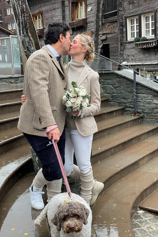 Salar Bahrampoori und Barbara Ruijs haben geheiratet.