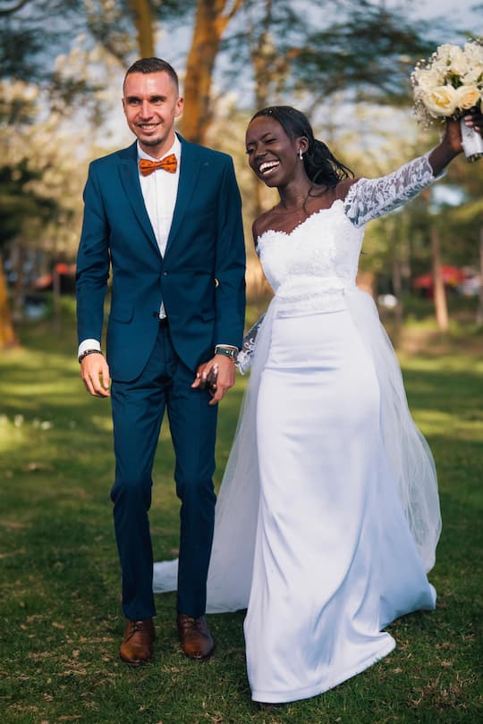 Mariage Julien Wanders avec Joan Chepkorir(Koli) le 29 décembre 2023,  l'Enashipai Resort & Spa à Naivasha Kenya Photos : guillaume.laurent@athle.ch