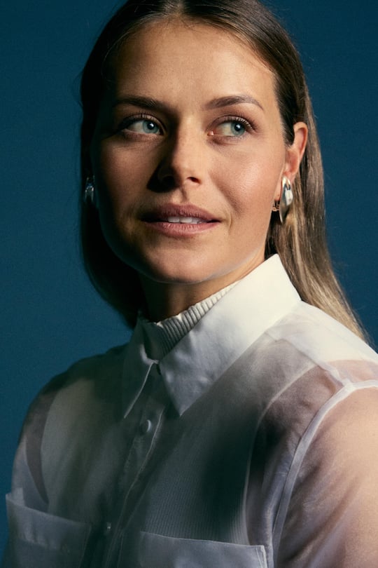 Corinne Suter fotografiert an der Swiss Ski Werbewoche in Dübendorf im Oktober 2024 für SI SKI 2024.