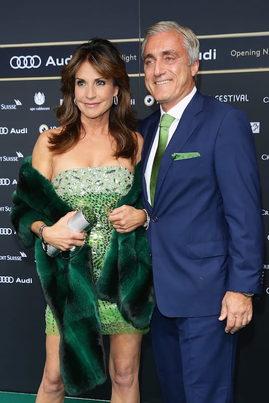 Silvia Affolter and Ronald Sauser am Zürich Film Festival im Jahr 2014.