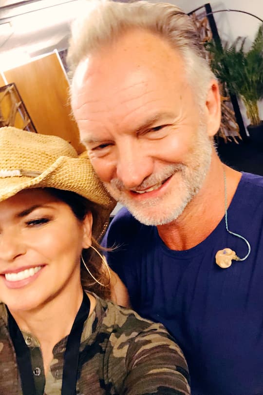Shania Twain und Sting
