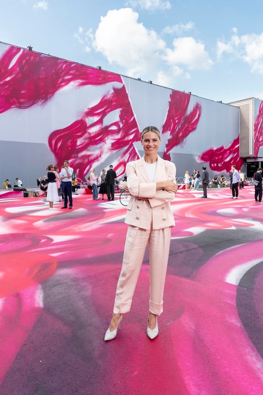 «Mein Vater war Kunstmaler, darum interessiere ich mich sehr für Kunst», erklärt Michelle Hunziker.