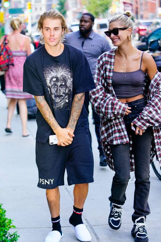 Justin Bieber Hailey Baldwin Kater-Look