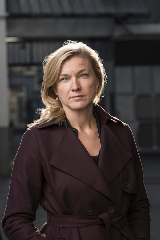 Nicole Burth Tschudi, CEO d'Adecco Suisse. Genève, 15 novembre 2017. ©François Wavre | Lundi13