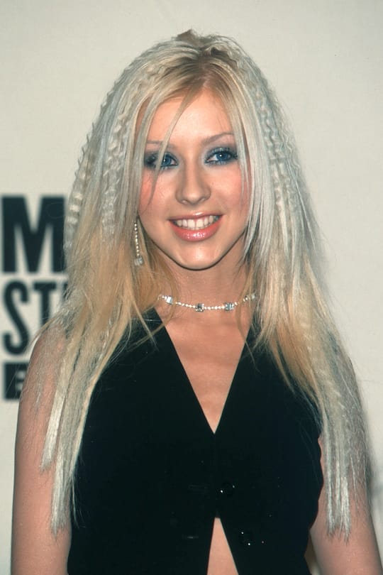 Singer Christina Aguilera at VH-1 presents 'Men Strike Back' superstar concert at the Theater in Madison Sq. Garden. 4/11/00 New York City Photo by Evan Agostini/ImageDirect