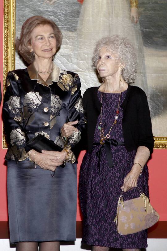 Sofia of Spain and Duchess of Alba, Cayetana Fitz-James Stuart