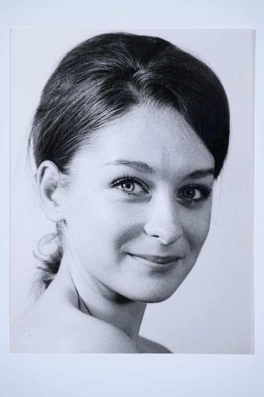 Heidi Maria Glössner Besuch zu Hause zu ihrem 80 Geburtstag