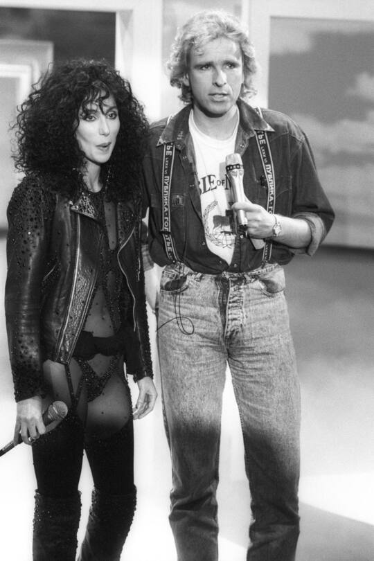 Cher und Thomas Gottschalk 1997 «Wetten dass..?»