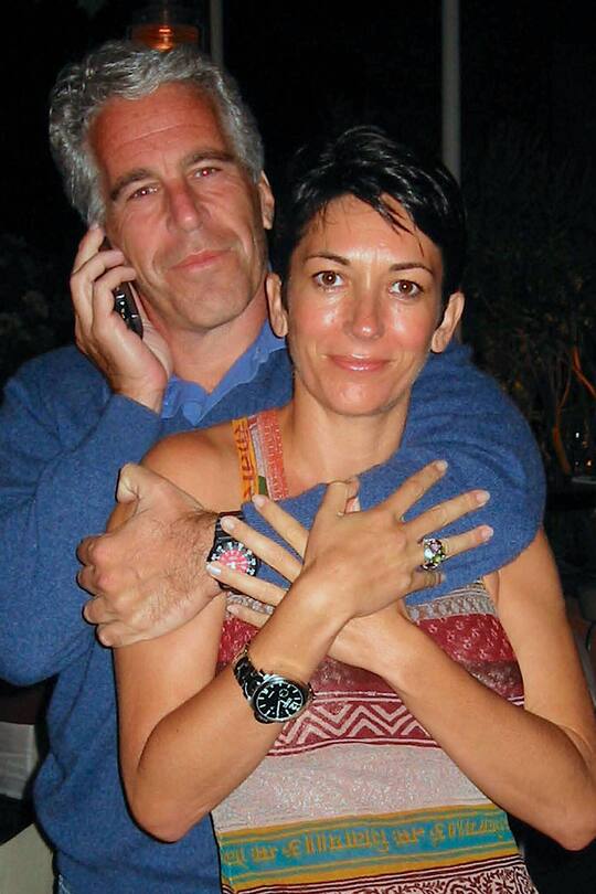 Ghislane Maxwell und Jeffrey Epstein