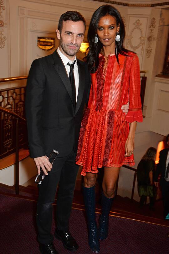 Nicolas Ghesquière Liya Kebede British Fashion Awards