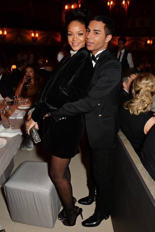 Rihanna Olivier Rousteign British Fashion Awards
