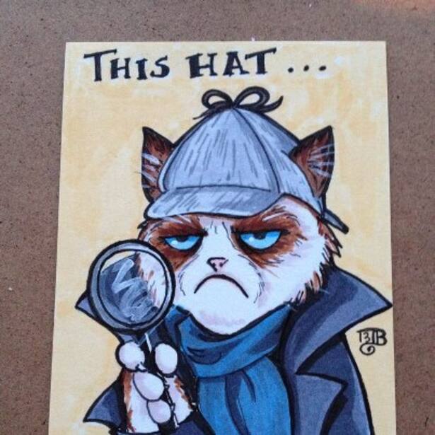 Zeichnung von Grumpy Cat