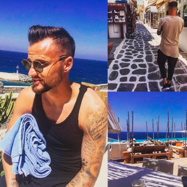 Mykonos Party Ferien Hotel Strände Flüchtlinge Stars Haris Seferovic